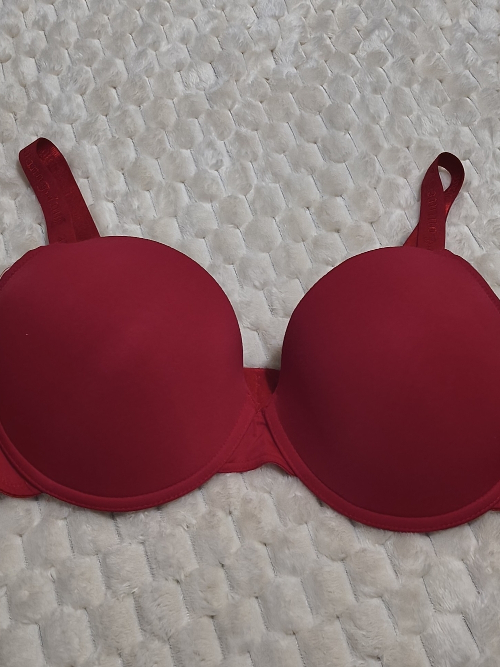 Juicy Couture Red Padded T-Shirt Bra